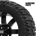 thumbnail image 5 of Hardcore Parts 4" Spindle Extension Lift Kit for Club Car DS (1982-2010) Golf Cart with 14" Black 'TEMPEST' Wheels and 22"x10.5"-14" GATOR On-Road/Off-Road DOT rated All-Terrain tires, 5 of 7