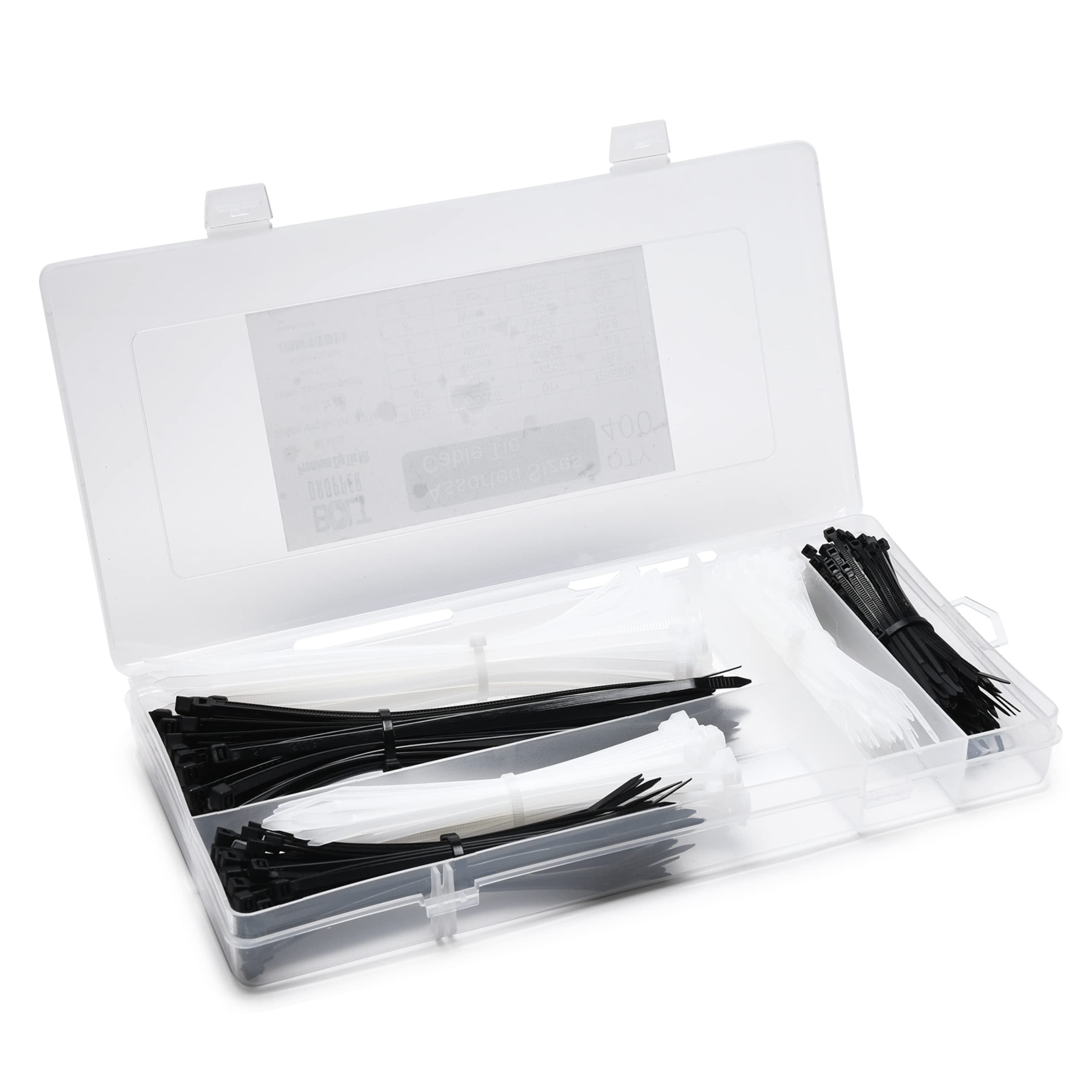 Bolt Dropper 12-Inch Black Zip Ties 100 Pack - Heavy