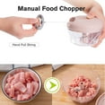 thumbnail image 2 of Mistaha Manual Food Chopper Manual Garlic Chopper Onion Chopper Garlic Mincer Hand Pull String Vegetable, 2 of 8