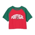 thumbnail image 1 of Playera Portugal para Niña, Cuello Redondo Manga Corta Rojo Talla 8, 1 of 4