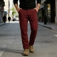 thumbnail image 7 of GUZOM Mens Cargo Pants Wine Quick Dry Lightweight Work Pants for Men Relaxed Fit Utility Pants for Outdoor Hiking Casual with Zipper Pockets,Size XL, 7 of 7