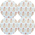 thumbnail image 2 of GZHJMY Cute Christmas Bears Placemats 6Pcs,Holidays PVC Weave Place Mats Table Mats Non-Slip Easy to Clean for Home Kitchen BBQ Party Table Decor,15.4", 2 of 6