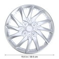 thumbnail image 4 of LEEYNEERWheel Hub Hubcaps Car Cap Cover Hubcap Trims Covers 14 Inch Capscase Auto Vehicle Automotive Tire Replacement Clip4Set, 4 of 6
