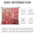 thumbnail image 5 of Creowell  Coastal Coral Pillow Covers Decorative Beach Ocean Themed Pillow Cases Cushion Cover for Sofa Bed Living Room Armchair Home, 5 of 5