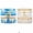 Blue, variant on MALLMALL6 Preppy Bracelets,Acrylic Beads Jewelry for Teens Women,Rose Red,14 Counts