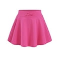 thumbnail image 3 of Kids Casual Mini a Line Skorts Skirt New Little Girls Athletic Skirts Bowknot High Waist Workout Tennis Skorts Solid a Line Flowy Activewear Skirt Pinks 3-4 Years, 3 of 8
