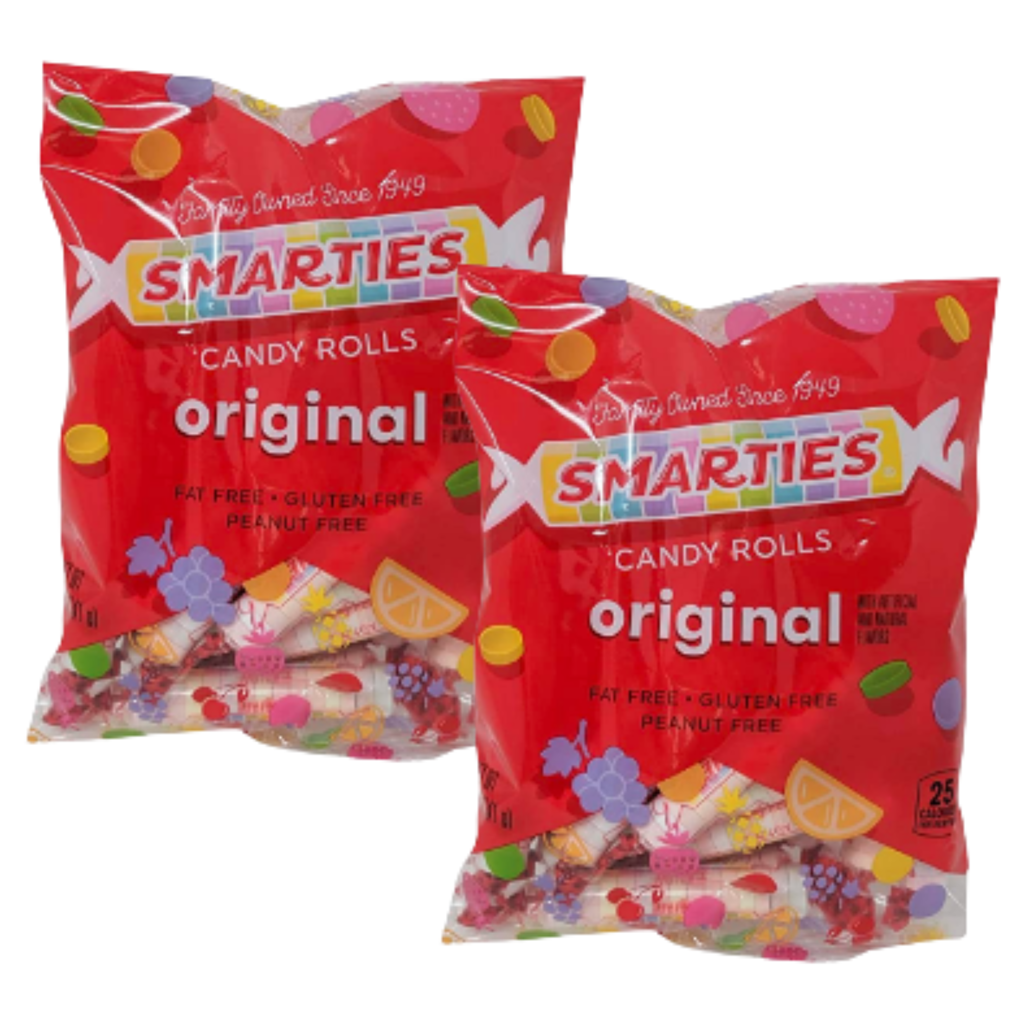 FSSTAM Hard Candy Rolls Original Flavor, Individually Wrapped Bulk Pack