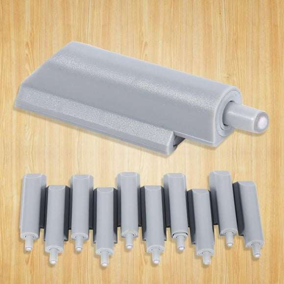NIMOA Open Catch Damper Tampon - Système d'Amortisseur Ouvert pour Armoire, Porte, Tiroir, Charnière, Pusherz, Tampon Tracker avec Embout en Plastique, 10 Pcs