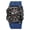 Blue, variant on Men's Digital Outdoor Sports Watch Waterproof with Luminous Display, for Hiking, Camping, Running, Swimming, Features Stopwatch, Alarm, and Multi-Functional Tools