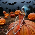 thumbnail image 6 of Fun Little Toys 15.7 Inches 4 Packs Halloween Scary Circus Clown Skeleton Hanging Ghost Skeleton in Clothes, Outdoor Indoor Yard Patio House Decor, 6 of 8
