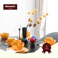 thumbnail image 6 of Stoneware Square 16pc Dinnerware Set, Matte Yellow, 6 of 7