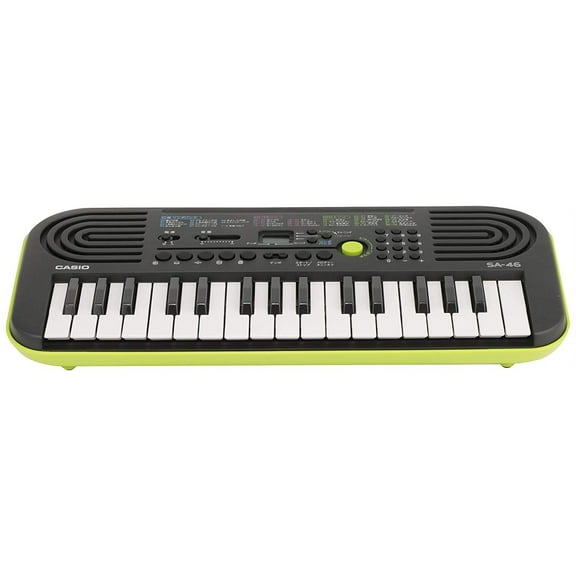 Casio SA-46 32 Mini Keys Musical Keyboard (Black/Green) 2023 - Green
