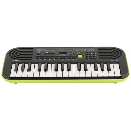 Casio SA-46 32 Mini Keys Musical Keyboard (Black/Green) 2023 - Green