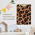 thumbnail image 4 of FORMRS Acrylic Clipboard with Low Profile Clip Standard A4 Letter Size, 12.5" x 9", Leopard Pattern, 4 of 8