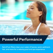 SpiroPure Replacement for Sherlock 120 Unicel C-9481 Pleatco PJ120-4 Filbur FC-1401 Hot Tub Spa Pool Filter Replacement Cartridge