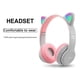 thumbnail image 5 of Btafrte Gaming Headset Cat Ear Over-Ear Stereo Bass para PC (Gris), 5 of 6