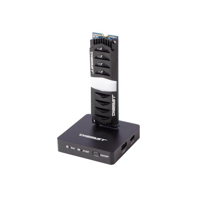 Digifast DX2 - SSD docking station - M.2 - M.2 NVMe Card - USB-C 3.1 (Gen 2) - black