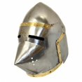 thumbnail image 1 of EcWorld Enterprises 8880613 Réplique Antique Bascinet Porc Visage Armure Casque - Finition Rouille - Rouille, 1 of 1