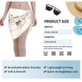 thumbnail image 7 of Bingfone Western Desert Cowboys Women's Sarong Swimsuit Cover Ups Bathing Suit Coverups Chiffon Beach Wrap Skirts, 7 of 7