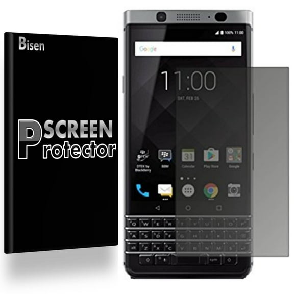 BlackBerry Keyone [2-Pack BISEN] Privacy Anti-Spy Screen Protector, Privacy Film To Keep Your Screen Secret, Anti-Scratch, Anti-Fingerprint