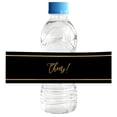 thumbnail image 1 of Darling Souvenir Classic Black WaterBottleLabels Self Adhesive Party Collection Cheers!WaterBottleStickers Great For Wedding, Birthday, Engagement Party- Pack Of 32, 1 of 6