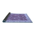 thumbnail image 2 of Ahgly Company Indoor Square Oriental Blue Traditional Area Rugs, 5' Square, 2 of 4