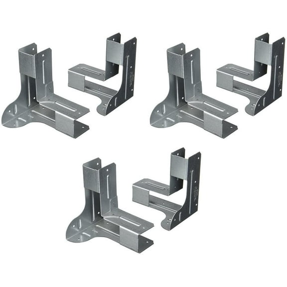 Simpson Strong-Tie WBSK 2x4, Workbench Shelving Bracket 3 Count per Pack
