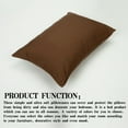 thumbnail image 3 of Ntbay 2 Pack Microfiber Toddler Pillowcases, Ultra Soft Travel Pillow Covers with Zipper Closure, 13" x 18", Coffee, 3 of 6
