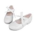 thumbnail image 4 of ARCLIBER PU leather Lace Up Tap Shoes for Girls and Boys, 4 of 6