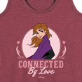 thumbnail image 3 of Disney Frozen 2 - Connected By Love Anna - Women's Racerback Tank Top, 3 of 5