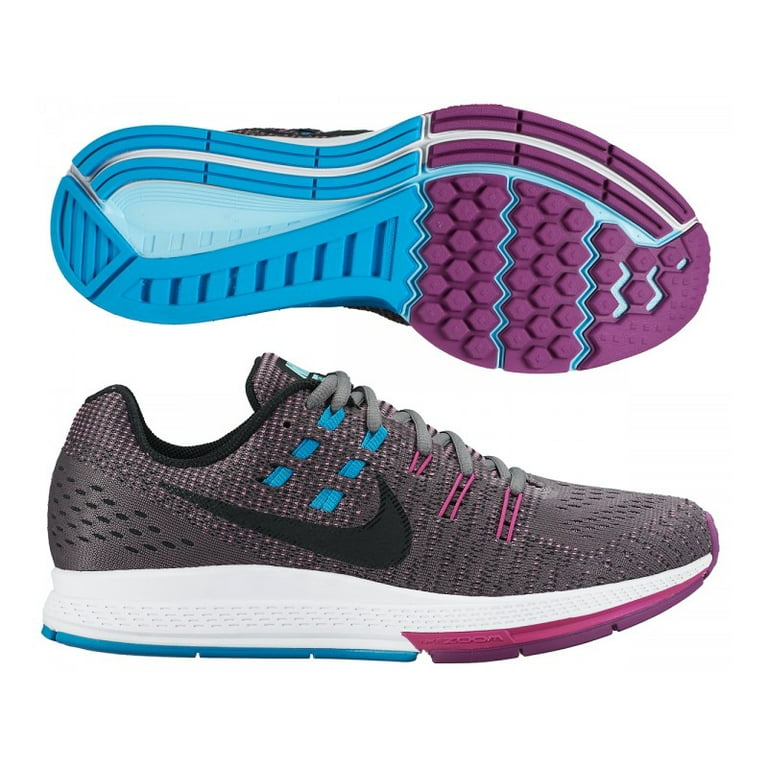 rodear hijo prosperidad Nike Air Zoom Structure 19 Running Shoe - Women's - 11 N US Narrow, Grey  Purple - Walmart.com