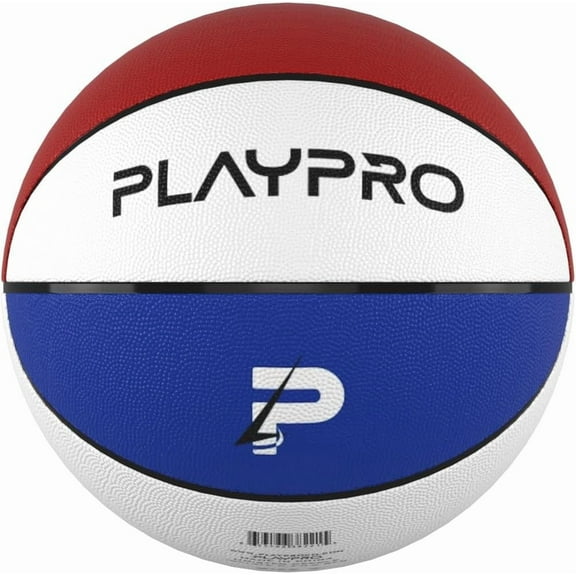 Rubber Basketball (3, RED/WHITE/BLUE)