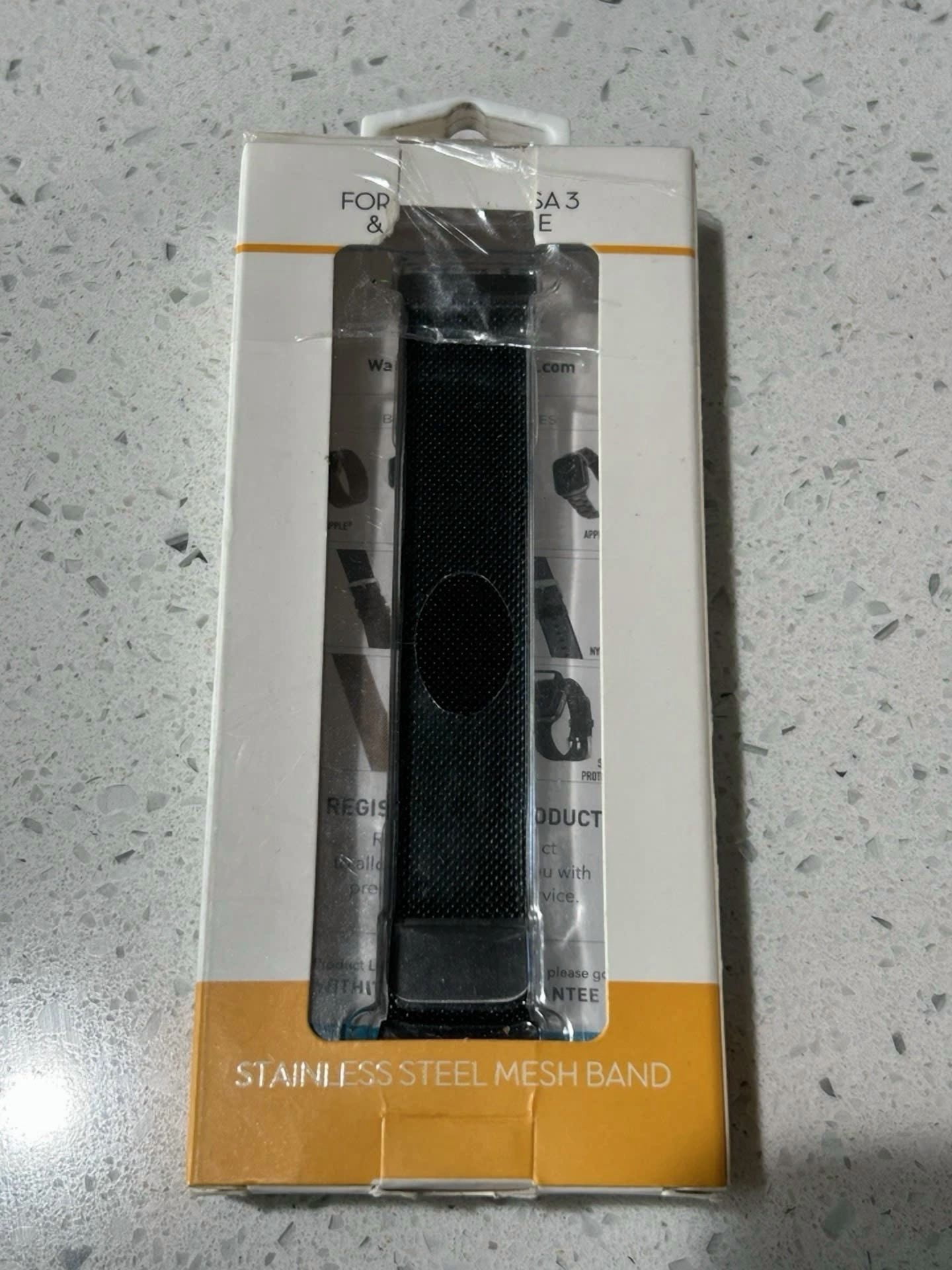 BUTTERFLY- Fitbit Versa 3 & Sense - Stainless Steel Mesh Band