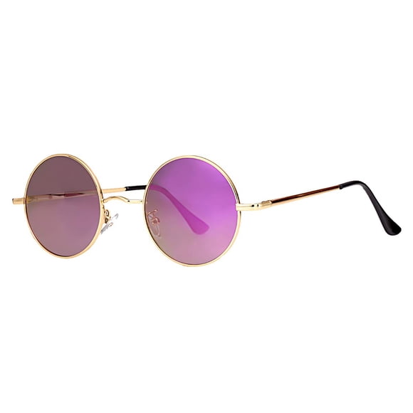 Gafas de Sol Polarizadas Redondas Gleyemor para Hombre y Mujer Rojo/Amarillo