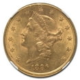 thumbnail image 2 of 1896-S $20 Liberty Gold Double Eagle MS-61 NGC, 2 of 3