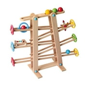 MERIGLARE Rapids Roller Coaster Track Children Slide Ball Toy Rolling Ball Holder for Parent Child Interaction Early Learning