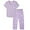 A-Purple, variant on MyFav Women's Capri Pajama Sets 2-Piece Top & Capri Pants Sleepwear Set,Grey,L