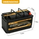 thumbnail image 2 of Batería automotriz WEIZE Platinum AGM 12V 95Ah H8 tamaño 49, 2 of 6