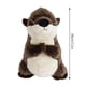 thumbnail image 2 of Peluche de peluche River Otter - Nutria de pie realista de 12 pulgadas con nariz de botón, forro polar suave - Regalo de aprendizaje para la fauna, 2 of 2