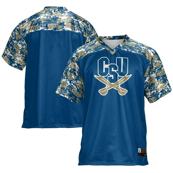 Men's GameDay Greats Blue Charleston Southern Buccaneers Football Jersey