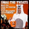 thumbnail image 2 of ¡Onesie Funziez! Disfraz de oso sherpa para Halloween con forma de animal adulto, 2 of 6