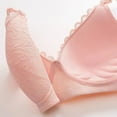 thumbnail image 6 of Sngxgn Women's Smoothing with Seamless Stretch Wireless Lightly Lined Comfort Bra(Pink,85), 6 of 8