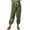 Army Green 02, variant on DeHolifer Womens Pants Linen 2024 Lightweight High Waisted Capris Pants Casual Loose Wide Leg Trousers with Pockets Army Green XL