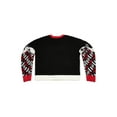 thumbnail image 4 of Jollidays Women's Santa's Reindeer Crew Ugly Christmas Sweater, 4 of 6