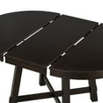 thumbnail image 6 of THOWDEE Modern 58 in Round Extendable Load Bearing Dining Table, Espresso, 6 of 9