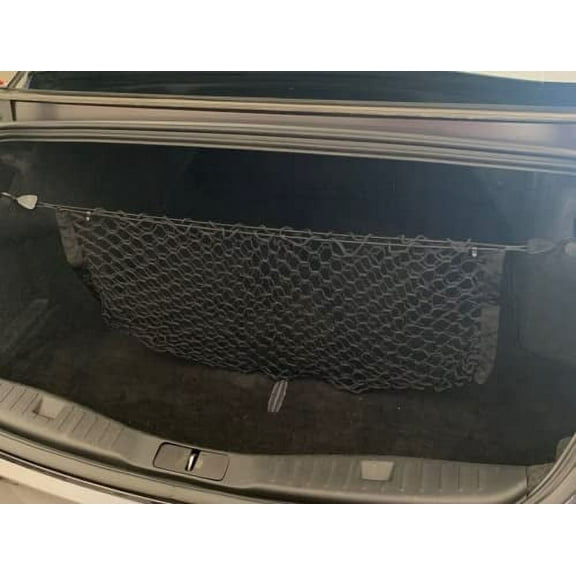 EACCESSORIES EA Trunk Organizer Cargo Net for Chevrolet Malibu 2013-2015 – Envelope Style Cargo Net for Sedan – Premium Mesh Car Trunk Organizer Vehicle Carrier Storage – Compatible with Chevy Malibu