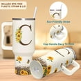 thumbnail image 3 of Vaso para beber SUFAVN, vaso con monograma de girasol de 40 oz, 3 of 7