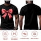 thumbnail image 5 of Mens T Shirts Christmas Ribbon Bowknot Short Sleeve Casual Men's Tee Tops Graphic T-Shirts for Teen Boys/Men, 5 of 8