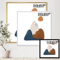 thumbnail image 4 of Designart 'Abstract Minimal Shapes Under Flowers VI' Modern Framed Canvas Wall Art Print, 4 of 5