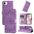 thumbnail image 5 of Funda tipo cartera GANGXUN para iPhone 16e , diseño girasol, cuero PU, soporte, cierre magnético, tarjetero, 5 of 5